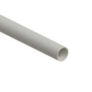 Труба ПВХ жесткая легкая диам 50 (3м) RAL 7035 Экопласт
