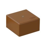 SD3 Коробка распределительная для о/п, для монтажного пистолета 75x75x40мм, 12 пар 10мм2, (корич.) Экопласт