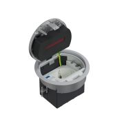 LUK/1,5AL66 Люк в пол на 1,5 поста (45х45мм), с суппортом и коробкой, сталь IP66 Экопласт