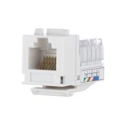 RJ-45 Модуль инф.розетки 110/Krone 5e кат., бел., LK45 (856100)