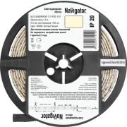 Лента светодиодная 71 414 NLS-5050WW30-7.2 IP20 12B R5 7.2Вт/м (уп.5м) Navigator 71414